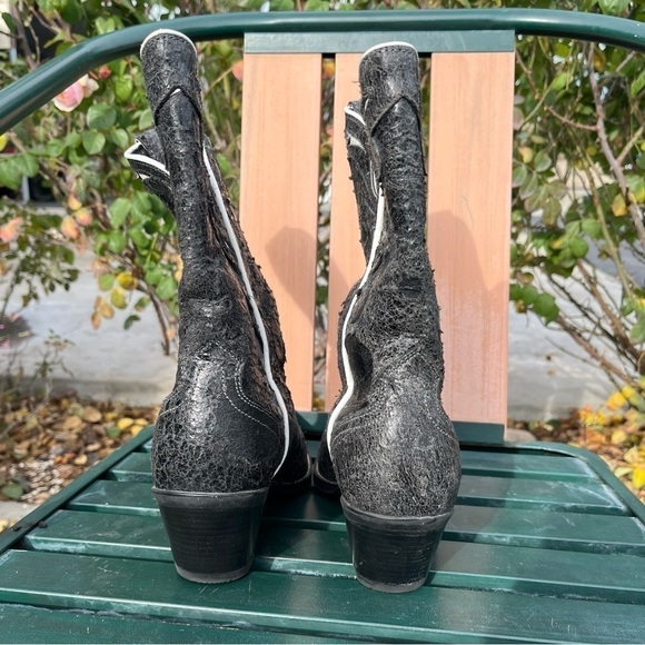 Ariat Side Saddle Punchy Distressed Cowboy Boots - Picture 13 of 16